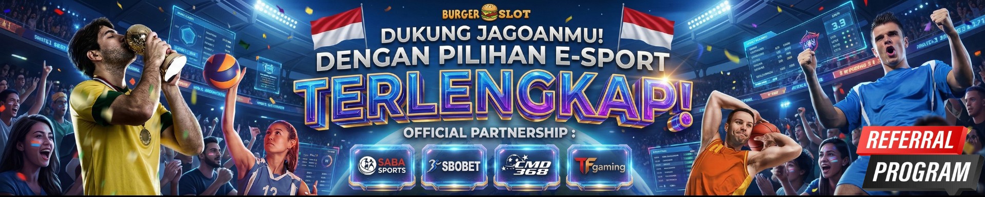 Taruhan Bola di Situs BURGERSLOT
